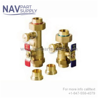 Navien 30010950A Isolation Valve Kit Without Relief Valve For Asme Model Water Heaters, 1 In.