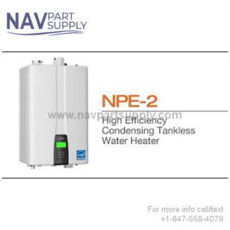 Navien NPE-240Ang Cold Rolled Carbon Steel Natural/Propane Gas Condensing Tankless Water Heater, 200W At 2A, 120 Vac, 19900 - 199900 Btu/Hr Heat